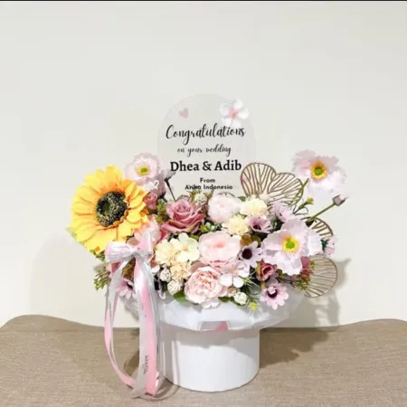 Bloom Box Akrilik Ucapan Wedding Cibeunying Kidul